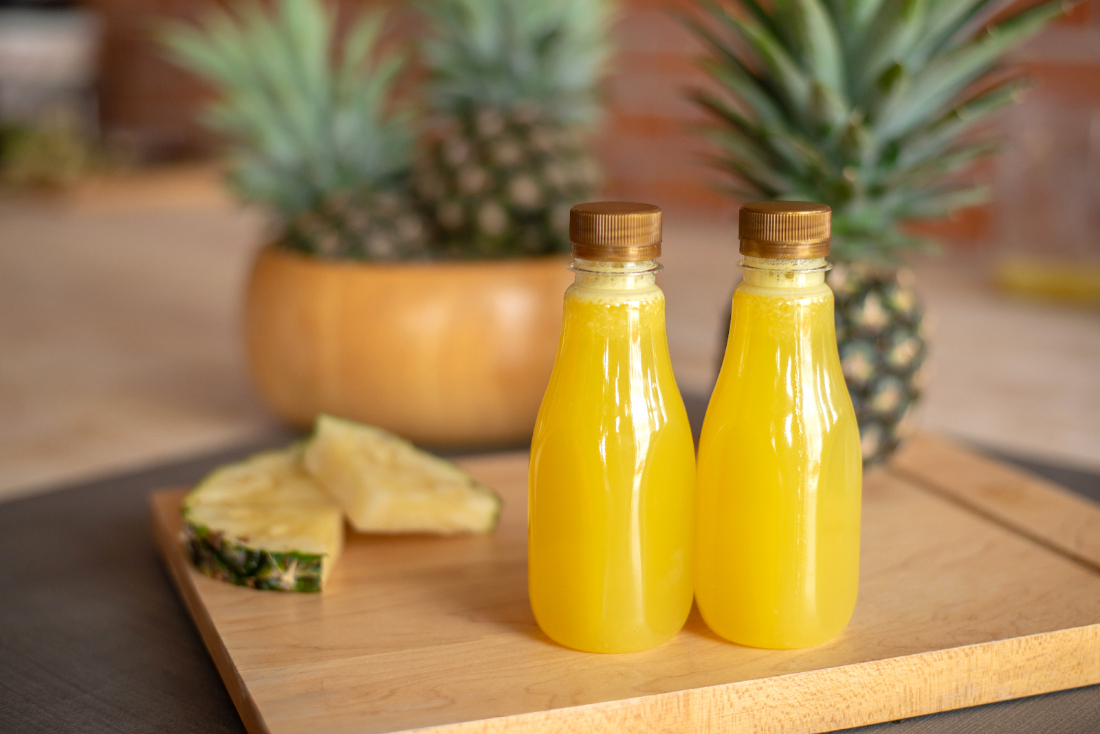 Nước ép dứa chứa nhiều Vitamin C giúp làn da sáng, ngừa thâm nám hiệu quả