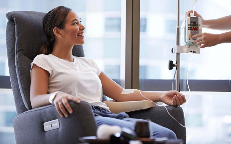 Các tế bào NK được hoạt hóa sẽ được truyền qua đường tĩnh mạch